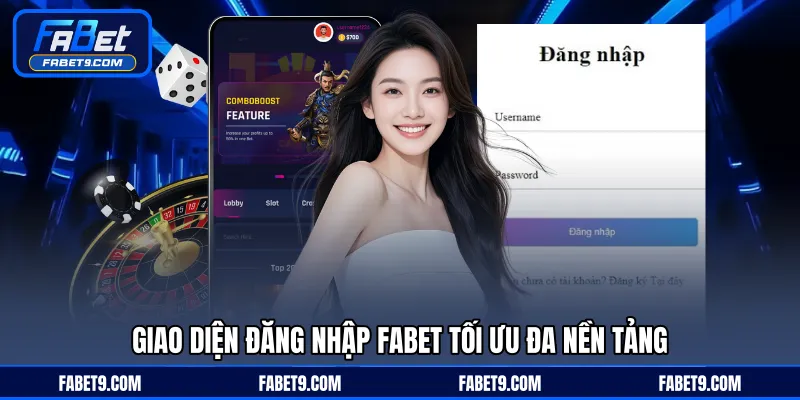 Giao diện đăng nhập FABET tối ưu đa nền tảng