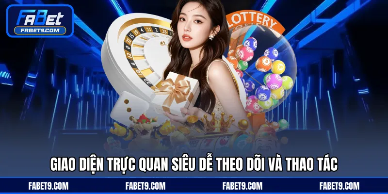 Giao diện trực quan siêu dễ theo dõi và thao tác